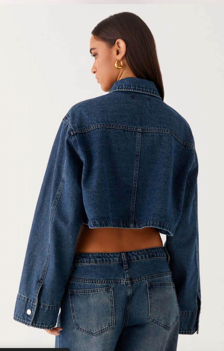 Cropped Denim Set
